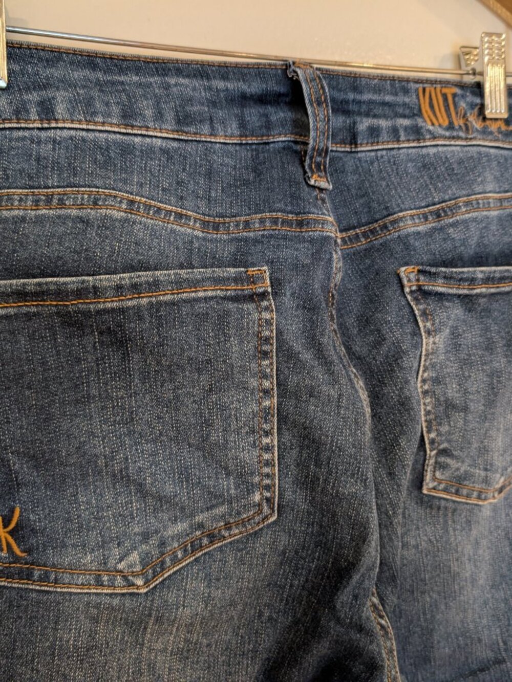 Kut from the Kloth Nicole High Waist Bootcut Jeans Size 12 - Picture 6 of 13